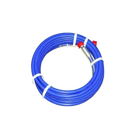 Bedford Precision Parts 25' x 1/4in Airless Hose Assembly, 3300 PSI Blue 13-931